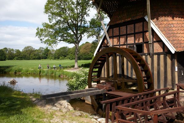 Hüvener Mühle - Blick auf Mittelradde 